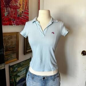 unionbay light blue knit polo